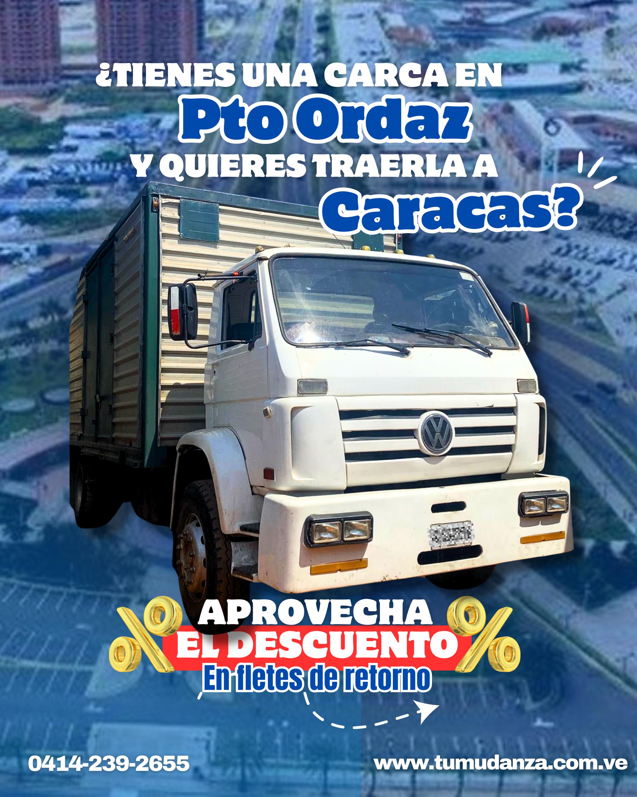 Puerto Ordaz - Cobertura de Tu Mudanza